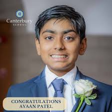 Congratulations to Patrick Whitehead! This outstanding student will be  attending Grimsley High School. You will be missed here at Canterbury,  Patrick, but we know you will do great things! @canterburyschool