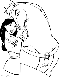 Mulan is a great disney classic released in 1998, combining the world of disney with chinese legends, including the one of hua mulan. Mulan Coloring Pages Coloringall