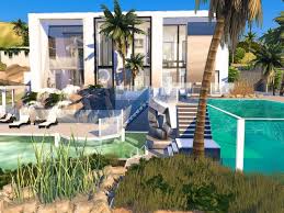 Interior design of modern villa. Modern Designer Villa No Cc By Sarina Sims At Tsr Sims 4 Updates