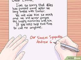 It is also helpful for office staff to have some kind of way to acknowledge and deal with the loss. 3 Ways To Sign A Sympathy Card Wikihow