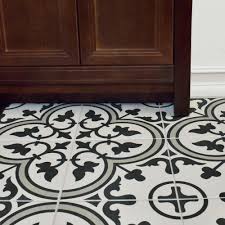Merola Tile Arte Grey Encaustic 9 3 4 In X 9 3 4 In Porcelain Floor And Wall Tile 11 11 Sq Ft Case Fcd10arg The Home Depot Porcelain Flooring Tile Floor Flooring