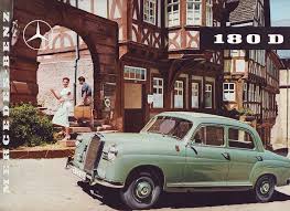 Mercedes Benz 180d W120 Brochure 01 Motorsykler