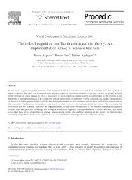 Hernawati, diana and amin, mohamad and henie irawati, mimien and endah indriwati, sri (2017) analisis self efficacy mahasiswa pada mata kuliah zoologi vertebrata. Pdf The Role Of Cognitive Conflict In Constructivist Theory An Implementation Aimed At Science Teachers