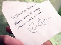 She's With Me': Obama Writes Girl Absence Note | Matzav.com