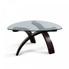 The unique property of the reclaimed wood will. Contemporary Molded Wood And Glass Coffee Table