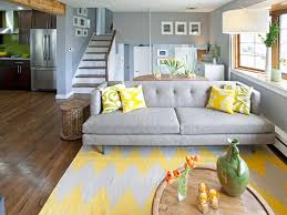 Most living rooms have couches or chairs, a television and maybe even a small table or ottoman. Gray And Yellow Living Room Design Ideas Hgtv