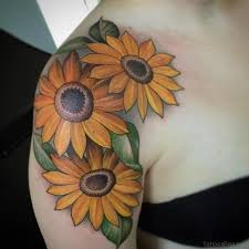 50 feminine flower tattoo ideas for women. 71 Stunning Sunflower Tattoos On Shoulder