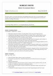 Post on job boards for free. Junior Accountant Resume Samples Qwikresume