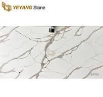 Yeyang Stone Factory Supply Calacatta Quartz Stone with Gold Vein Slab for  Countertop Wholesale Yy-B4056