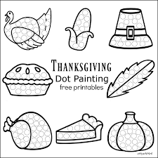 Thanksgiving Dot Painting Free Printables Thanksgiving Worksheets Thanksgiving Kindergarten Thanksgiving Preschool
