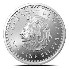 Aztec 1oz 999 Silver Bullion Collectors Piece Etsy In 2020 Silver Bullion Aztec Calendar American Eagle Gold Coin