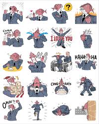 Business Fish Facebook Sticker By Quan Inc View Medialogist