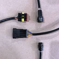 A wiring harness connects a car's electronic parts. Replacing Beta Wiring Harness Connectors With Waterproof Style Beta Motorcycles Thumpertalk