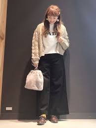 mayu globalwork global work リヴィン光が丘店 global workのカーディガンを使ったコーディネート wear ファッションコーディネート カーディガン ケーブルニットカーディガン