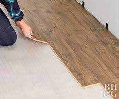 Set Down A New Floor In No Time At All Glueless Laminate Flooring Is Easy To Install And C Wood Laminate Flooring Installing Laminate Wood Flooring Flooring