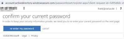 Password Writeback Sspr