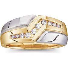 14kt White Yellow Gold Gents Diamond Ring Men Diamond Ring Rings For Men Stylish Rings