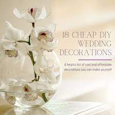 Maybe you would like to learn more about one of these? 18 Easy Diy Wedding Decorations On A Budget Holidappy
