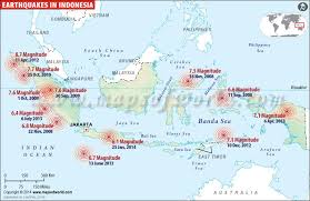 Earthquakes In Indonesia Indonesia Earthquake Earthquake Earthquake Map