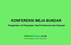 Kmb digelar setelah belanda dan indonesia melewati beberapa jalur diplomasi sebelumnya. Konferensi Meja Bundar Latar Belakang Isi Perjanjian Hasil Konferensi Dan Dampak