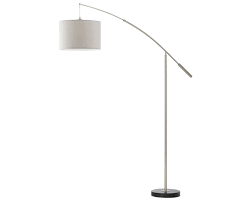 Briloner leuchten led stehlampe bogenleuchte stufenlos dimmbar 1950 bogen lampe blattgold design wohn arbeits zimmer beleuchtung steh leuchte rost globo 24703sr. Stehlampe Eglo