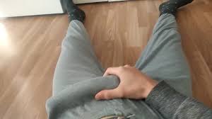 Lying on the floor, in my pajamas, I am playing again with my thick milk  and this nice huge fat cock