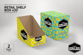 Retail Shelf Box Packaging Mockup No 20 Packaging Mockup Retail Shelving Box Mockup
