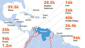 Google mapa venezuela mapa del país, calle, carretera y direcciones, así como el mapa por satélite de mapa turístico venezuela by google mapa. El Impactante Mapa Que Muestra Las Rutas Del Masivo Exodo Venezolano Infobae