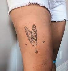 Really Happy W How This Cicada Came Together Sticknpokes Tattoos Stick Poke Tattoo Dainty Tattoos