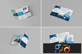 However, the mockup of today exceeds that limit by presenting a scene that enables you to showcase a full brochure design in one go. A4 Trifold Brochure Mockups Freepsdvn