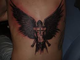 10 angel wing tattoos design; 60 Wonderful Fallen Angel Tattoos Designs With Meanings