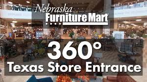 The omaha store was completely remodeled in 2011 and offers even more furniture, electronics, mattresses. Nebraska Furniture Mart Texas Store Entrance 360 Degree Video Youtube