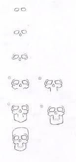 How To Draw A Skull Easy Step By Step Google Search Skulls Drawing Skull Drawing Skeleton Drawings