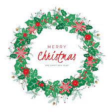 Christmas Wreath With Leaves And Pine Branches Wreath Clipart Christmas Wreath Png And Vector With Transparent Background For Free Download Christmas Wreaths Painted Christmas Gifts Wreath Watercolor