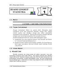 Maybe you would like to learn more about one of these? Bab 1 Ruang Lingkup Statistika