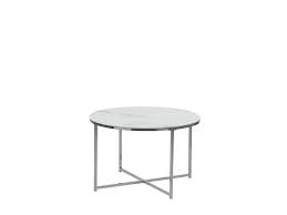 Cette table basse en marbre de qualité, mêlant tradition scandinave et modernité, est issue de la collection ultra sophistiquée fly par and tradition. Table Basse Effet Marbre Blanc Structure Argentee Quincy Beliani Fr