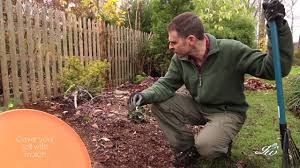 Applying a weed preventer now will stop weed seeds from growing and make your. How To Prepare Flower Beds For Winter Keep Moisture In And Weeds Out Using Mulch Youtube