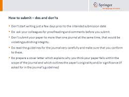 Cover letter for journal submission springer. Author Workshop Universita La Sapienza 18 February 2013 Ralf Gerstner Executive Editor Computer Science Elisa Magistrelli Account Development Specialist Ppt Download
