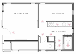 Bed, bth, walk in closet combo is 15x30 want bedroom at least 12x15 want walk in closet t least 6x10 want separate toilet area (estimate 3.5 x 5.5) want wlk in shower. Small Master Closet Floor Plan Design Tips Melodic Landing Project Tami Faulkner Design