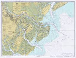 Savannah River Wassaw Sound Map 1979