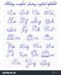 Coloring pictures of animals, pets, and other items to learn . Writing Modified Fantasy English Alphabet Vector Stock Vector Royalty Free 419726182 Shutterstock