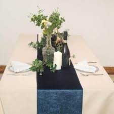 12 wide x 108 long. Navy Blue Runner Tableclothsfactory