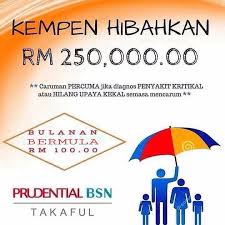 Prudential bsn takaful berhad (prubsn) is a malaysian takaful company. Kempen Hibah Takaful Rm250 000 Life Insurance Facts Financial Planning Prudential