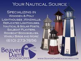 Beaver Dam Woodworks Offers Amish Built Lighthouses In Wood And Poly Order Your Decorative Lighthouse Today Visit Our Beaver Dam Woodworking Nautical Decor