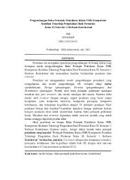 Ujian praktek 2020 kelas 12 mipa. Top Pdf Modul Praktikum Kimia Kelas 12 Semester Ganjil 123dok Com