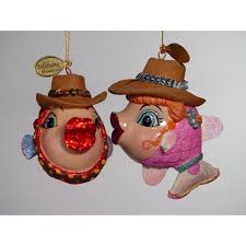 New users enjoy 60% off. Cowboy Kissing Fish Ornament Happy Holidayware