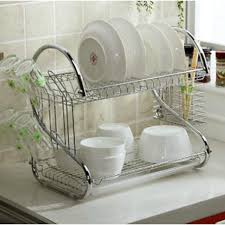 Cara buat rak dapur desainrumahid com sumber : Home Klik Rak Piring Minimalis Modern Stainless 2 Tingkat Shopee Indonesia