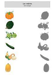 Les Courges Carte Montessori Jeux Maternelle Jeux Coloriage
