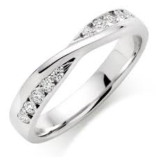 9ct White Gold Diamond Wedding Ring Eternity Ring Diamond Diamond Wedding Rings Large Diamond Rings
