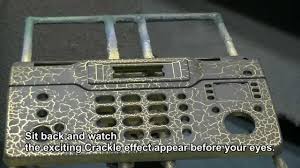 Gox7 Leather Crackle Effect Paint Tutorial Plastic Part Youtube